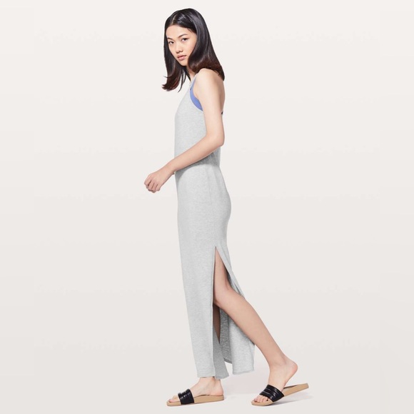 Lululemon Restore & Revitalize Dress in Heathered Core Light Grey - Picture 2 of 8